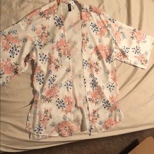 Divided cover up/ cardigan